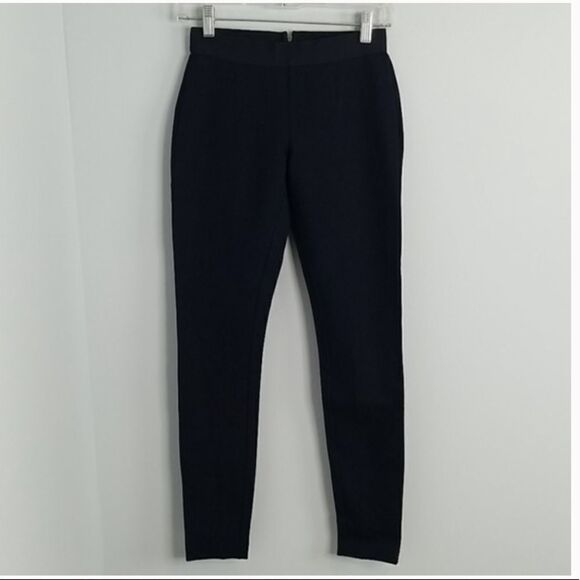 J Crew Navy Blue Pixie Pants 0 31090 Leggings - Picture 2 of 7